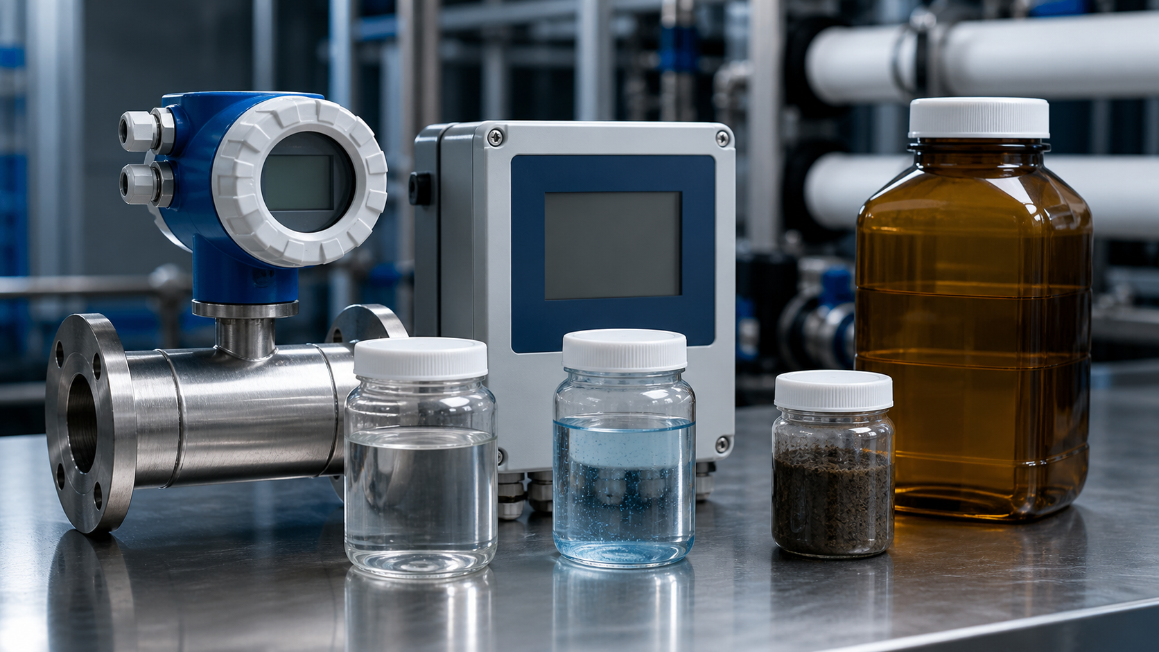 Flow, energy, water and residual samples for treatment cost review
